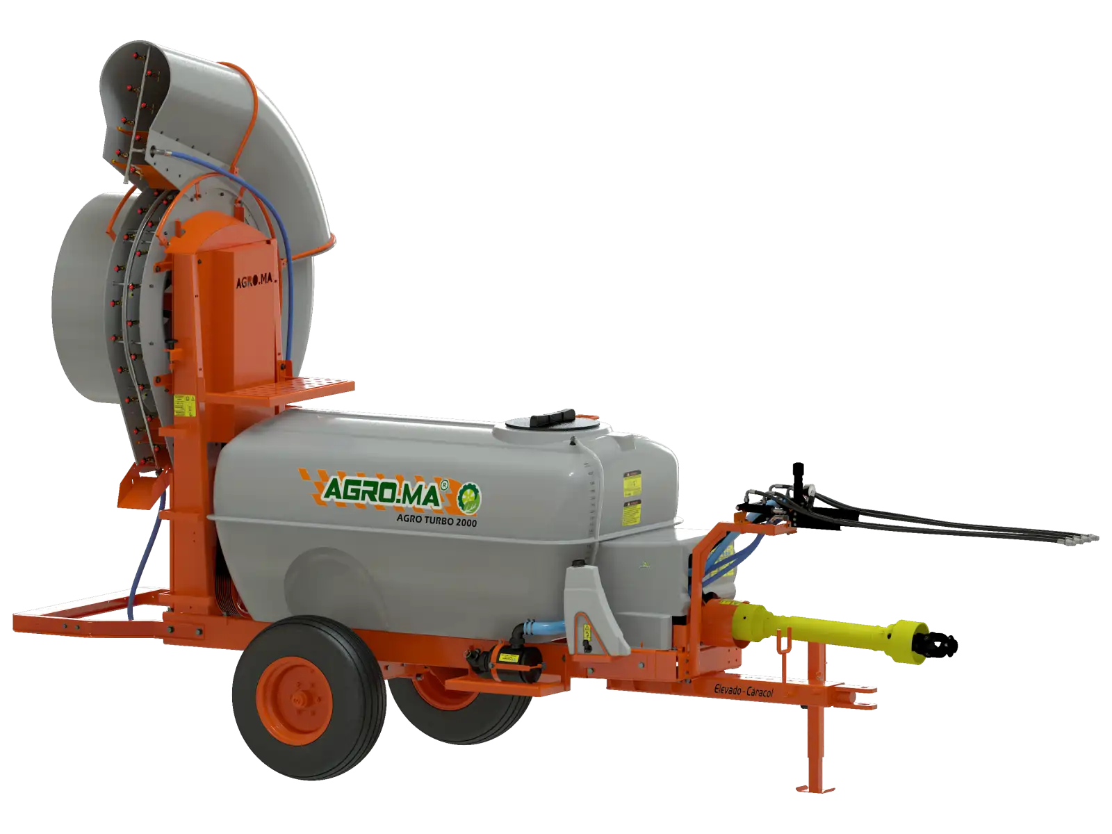 Pulverizador Atomizador Agro Turbo 2000 Elevado Caracol